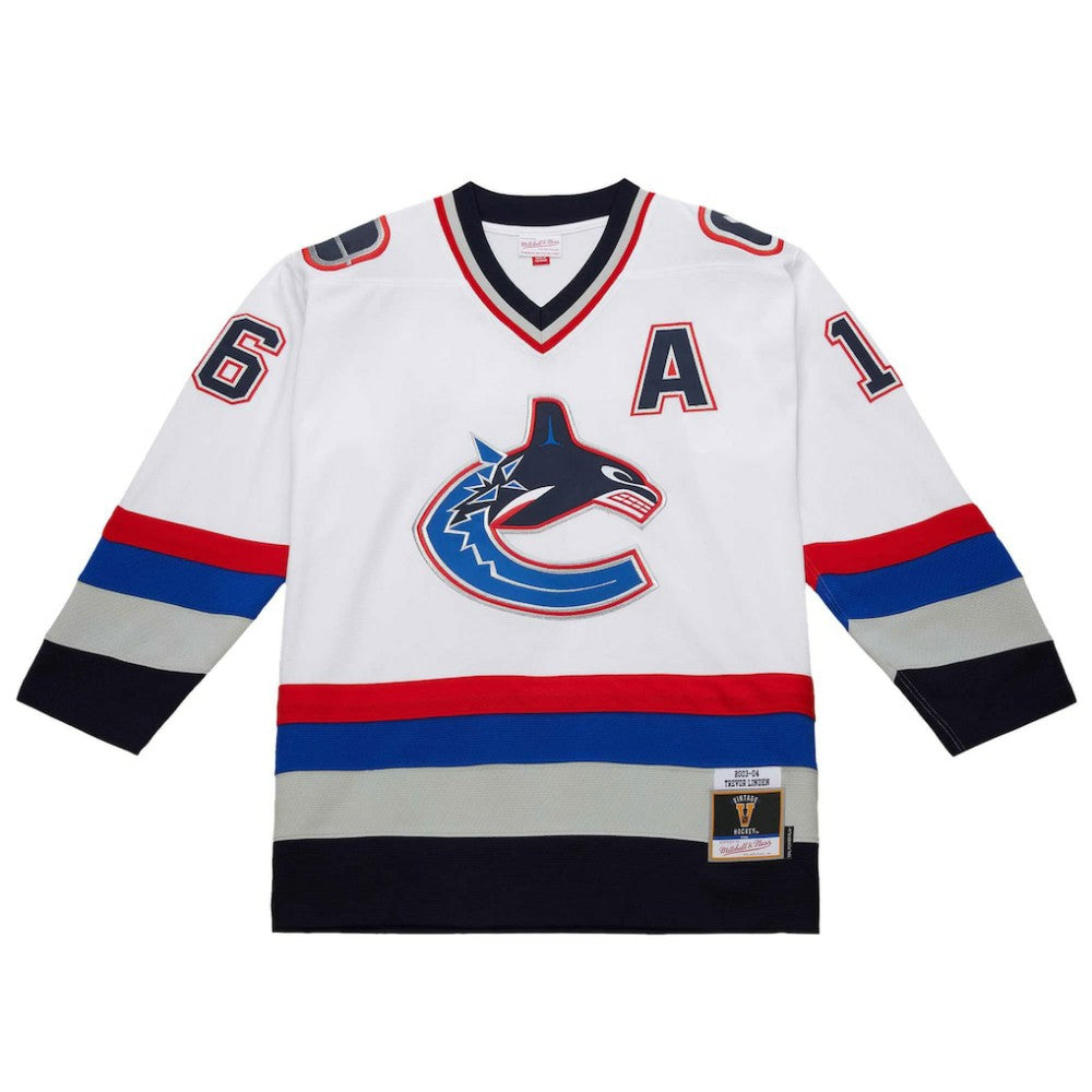 Trevor Linden Vancouver Canucks - 2003-04 Power Play Jersey White