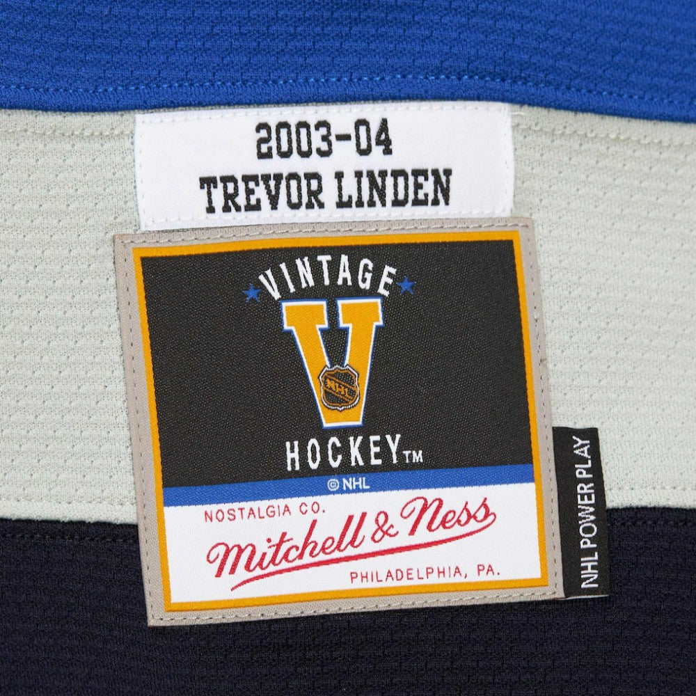 Trevor Linden Vancouver Canucks - 2003-04 Power Play Jersey White