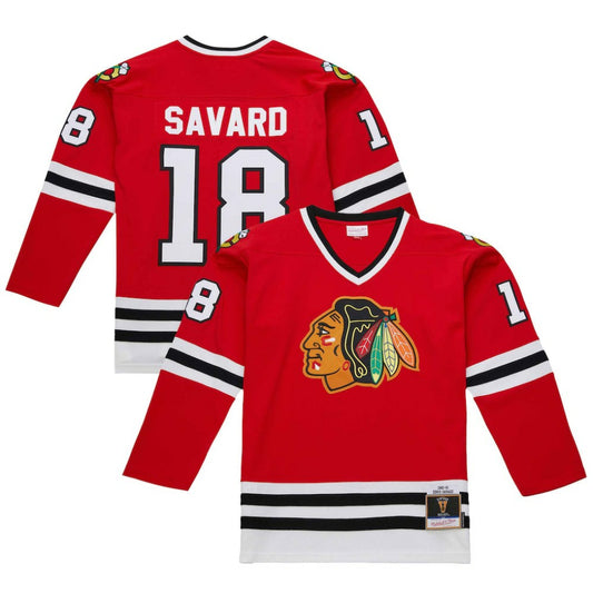 Denis Savard Chicago Blackhawks 1980-81 Power Play Jersey - Scarlet | NHL Jerseys