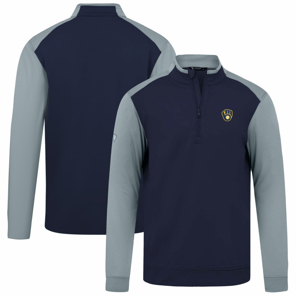 Milwaukee Brewers Levelwear Insignia 2.0 Quarter-Zip Pullover Top On Sale