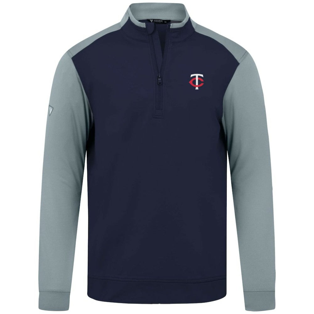 Minnesota Twins Levelwear Insignia 2.0 Quarter-Zip Pullover Top Clearance
