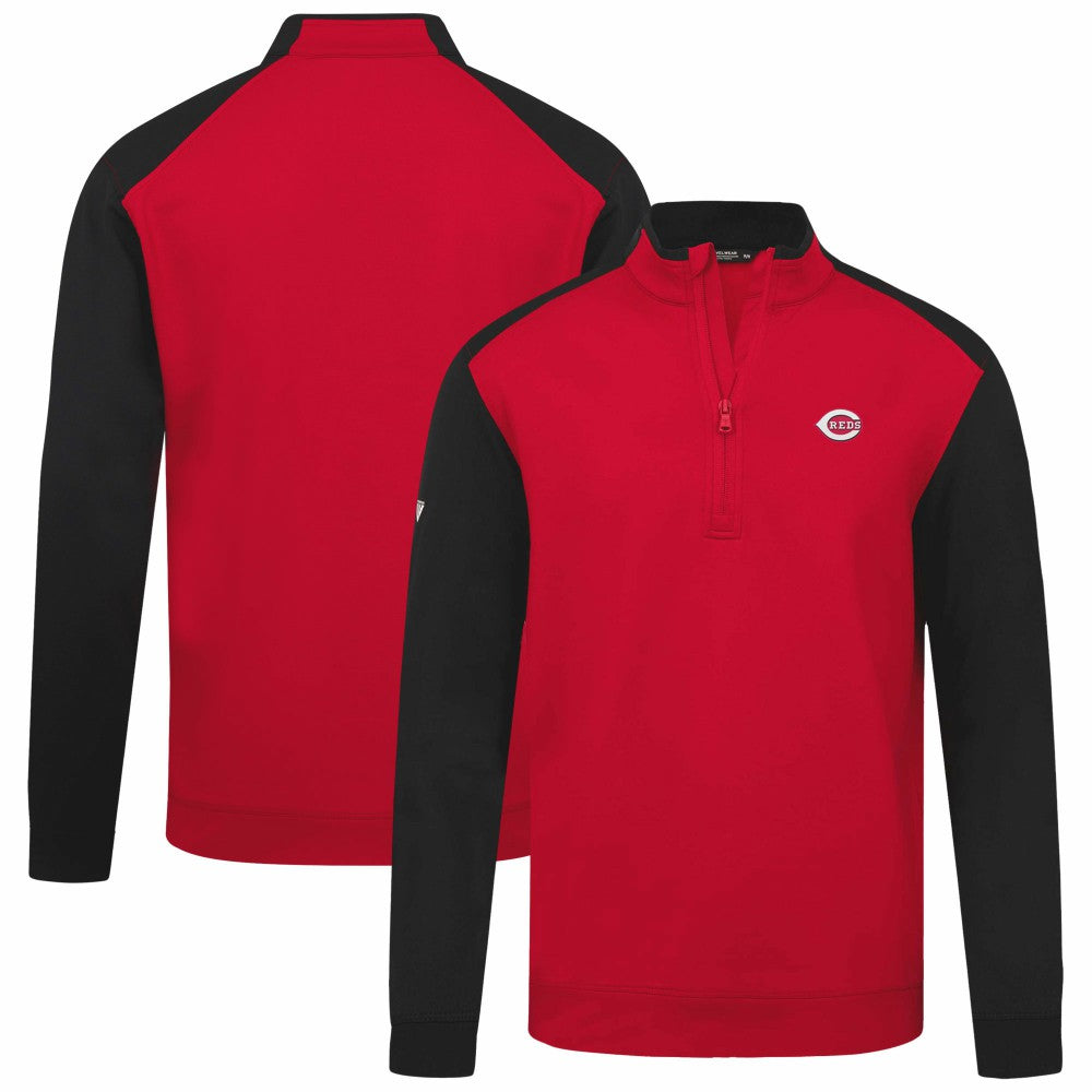 Cincinnati Reds Levelwear Insignia 2.0 Quarter-Zip Pullover Top Lifestyle