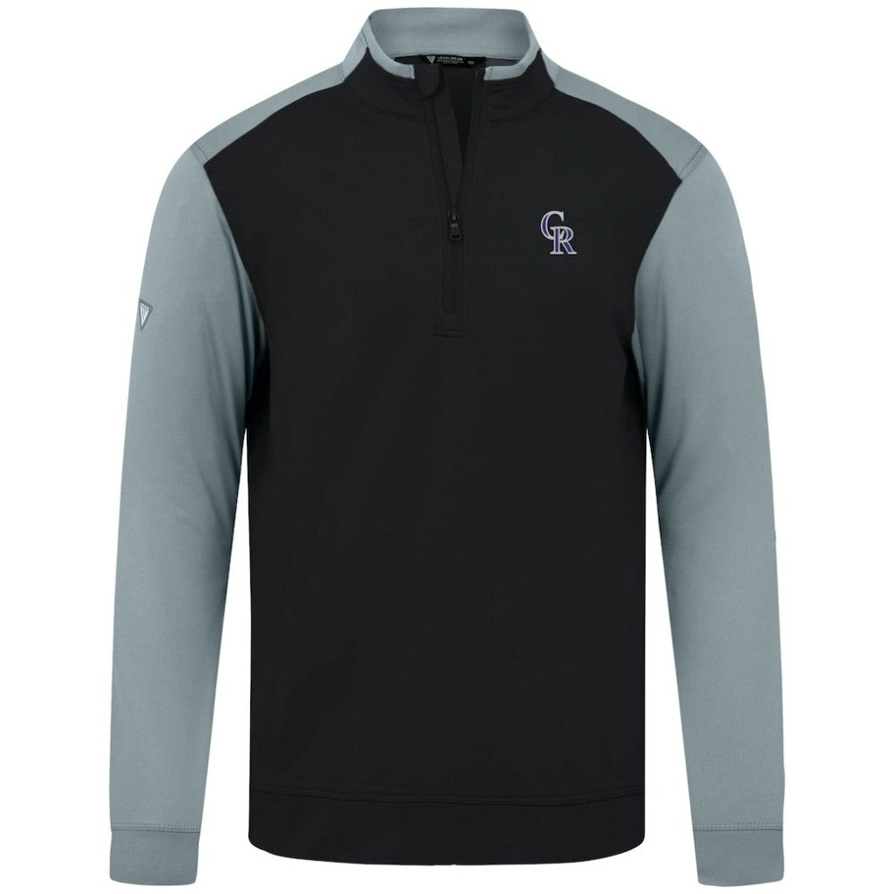Colorado Rockies Levelwear Insignia 2.0 Quarter-Zip Pullover Top Lifestyle