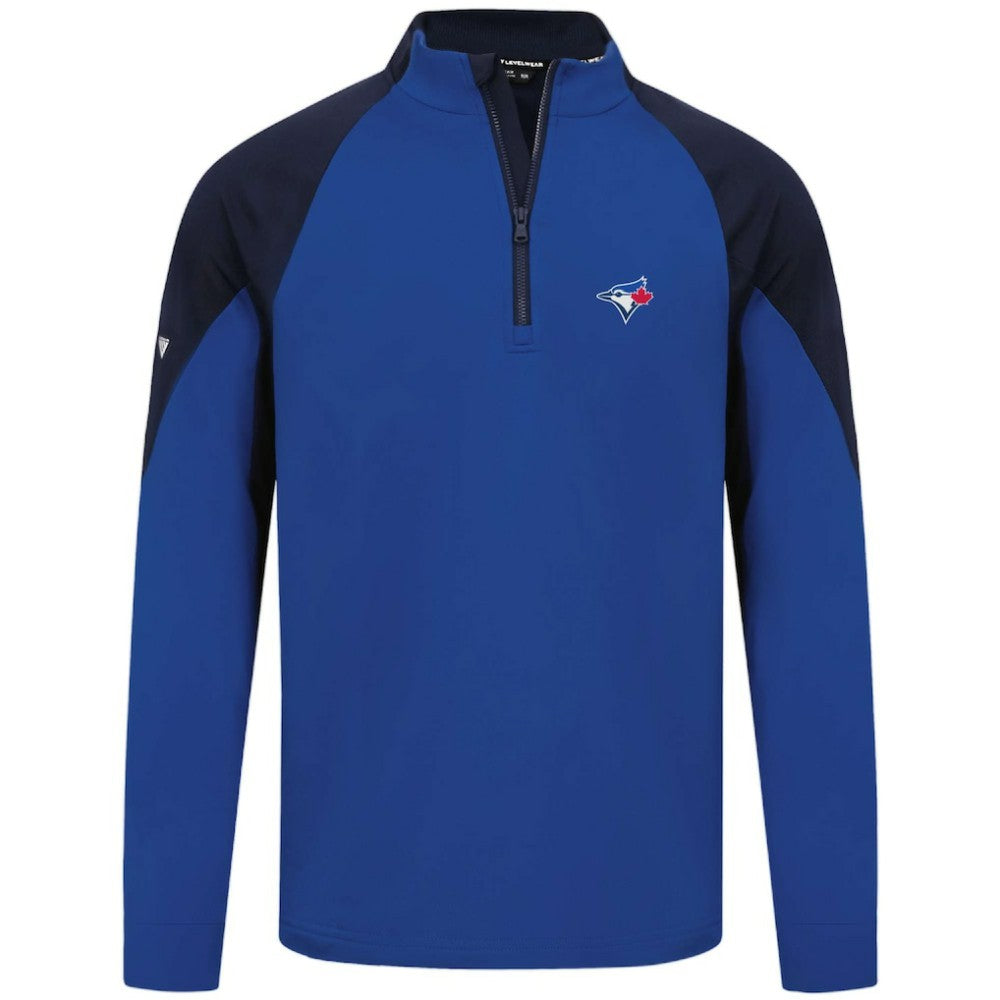 Toronto Blue Jays Levelwear Cadet Insignia 2.0 Raglan Quarter-Zip Jacket Sale