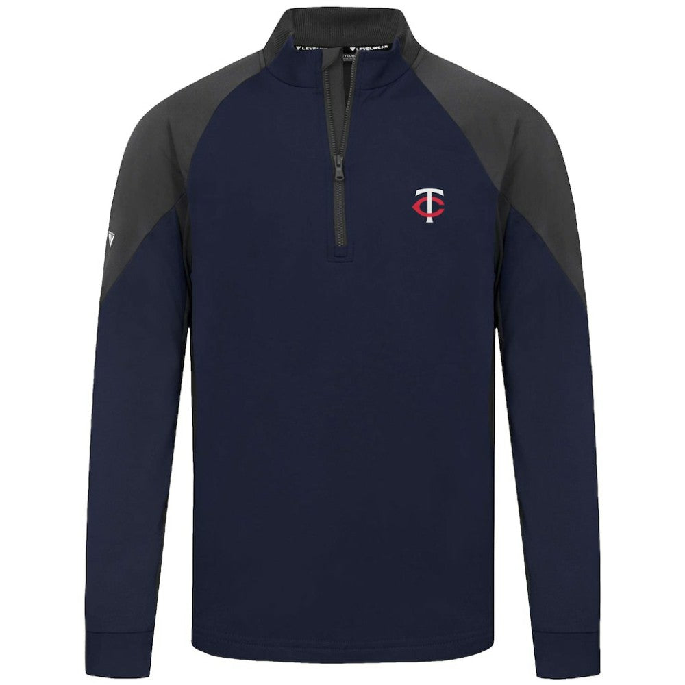 Minnesota Twins Levelwear Cadet Insignia 2.0 Raglan Quarter-Zip Jacket Clearance