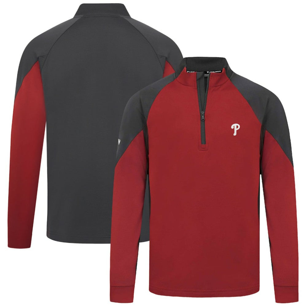 Philadelphia Phillies Levelwear Cadet Insignia 2.0 Raglan Quarter-Zip Jacket discount