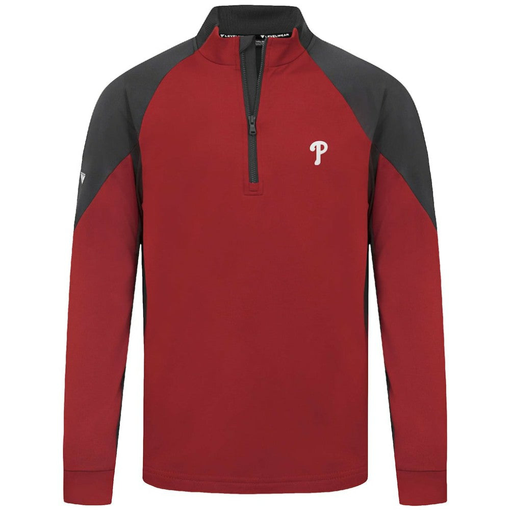 Philadelphia Phillies Levelwear Cadet Insignia 2.0 Raglan Quarter-Zip Jacket discount