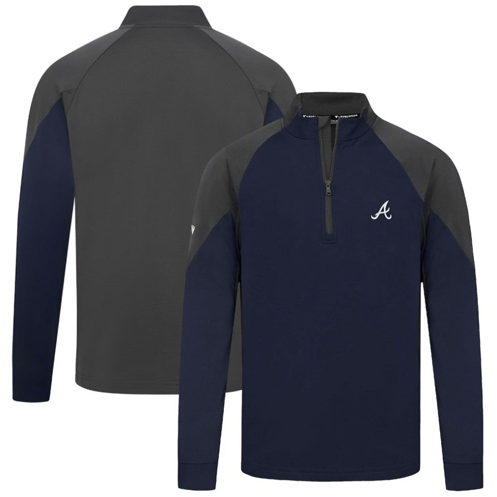 Atlanta Braves Levelwear Cadet Insignia 2.0 Raglan Quarter-Zip Jacket for sale