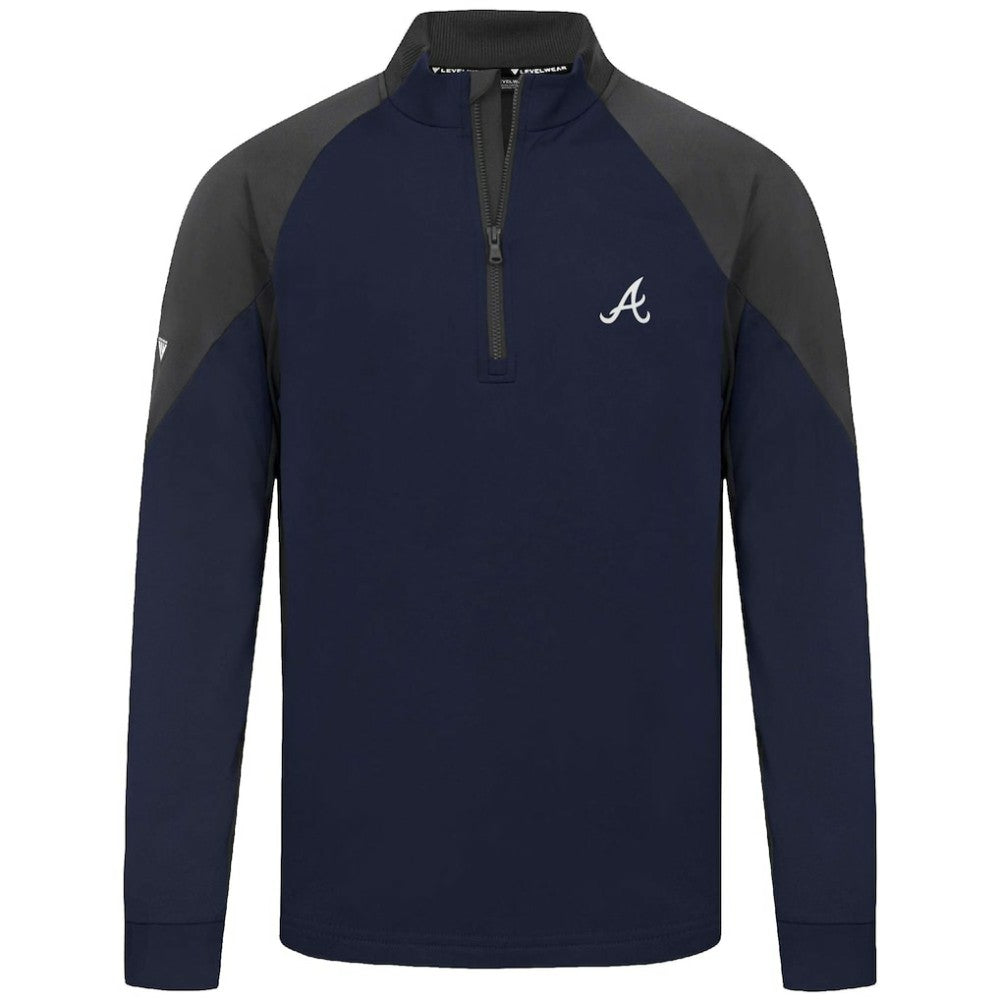 Atlanta Braves Levelwear Cadet Insignia 2.0 Raglan Quarter-Zip Jacket for sale