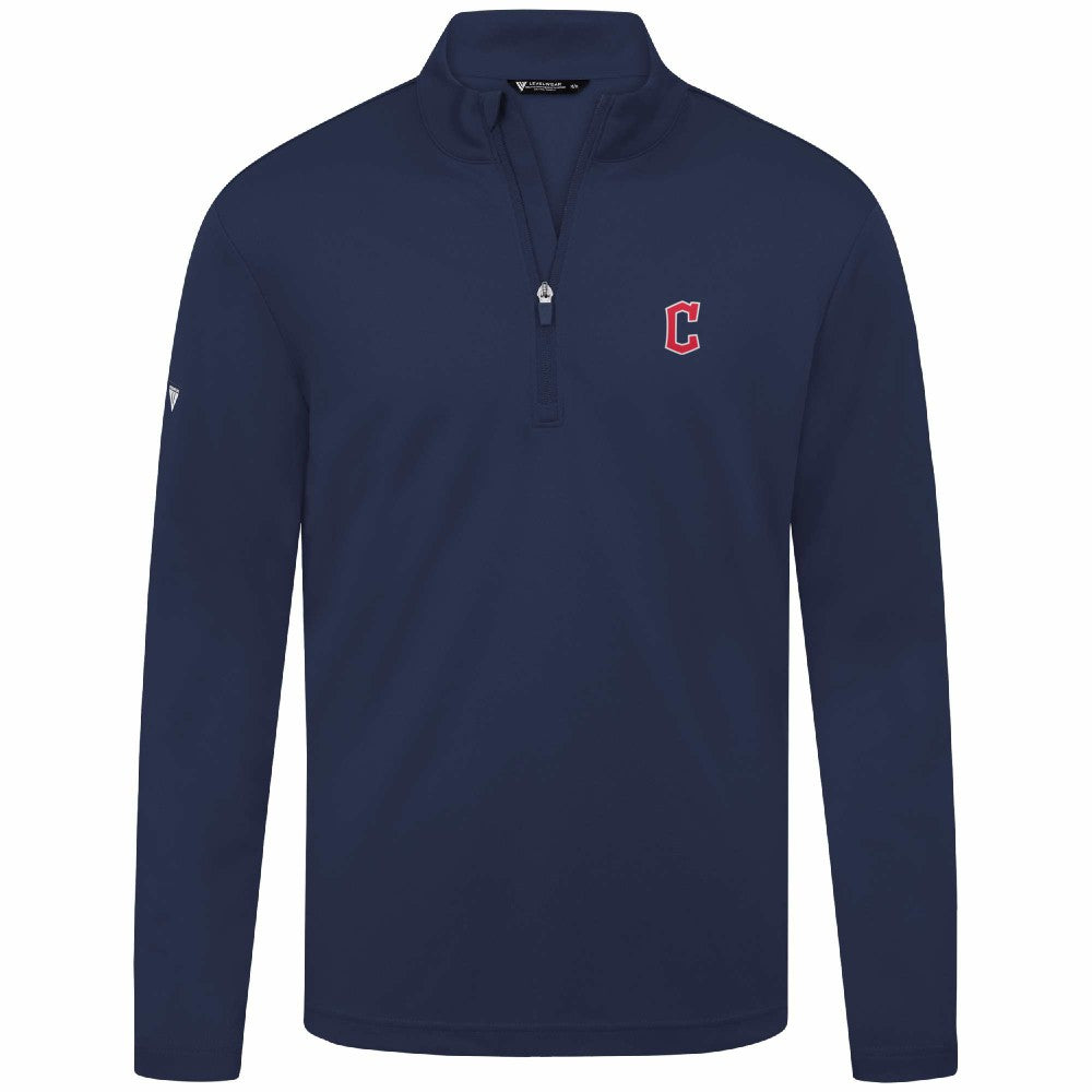 Cleveland Guardians Levelwear Heron Insignia 2.0 Quarter-Zip Jacket On Sale