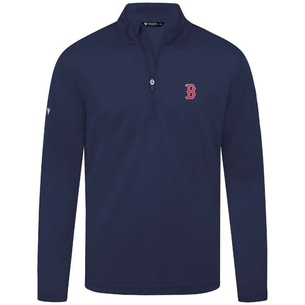 Boston Red Sox Levelwear Heron Insignia 2.0 Quarter-Zip Jacket discount