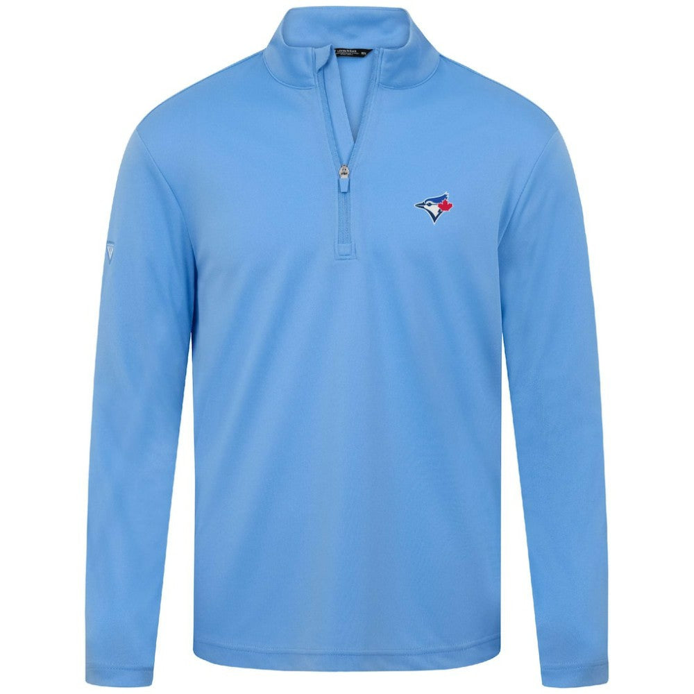 Toronto Blue Jays Levelwear Heron Insignia 2.0 Quarter-Zip Jacket Lifestyle