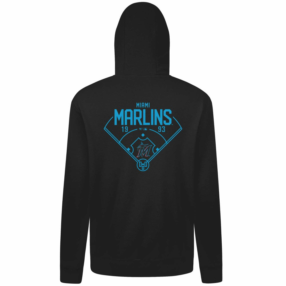 Miami Marlins Levelwear Podium Primary Pullover Hoodie Online