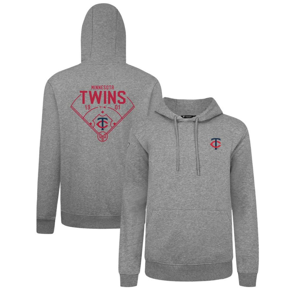 Minnesota Twins Levelwear Podium Primary Pullover Hoodie Lifestyle
