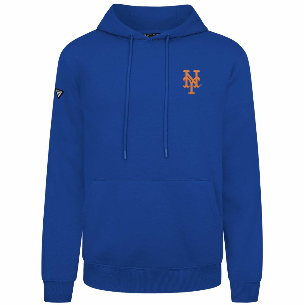 New York Mets Levelwear Podium Primary Pullover Hoodie Near Me