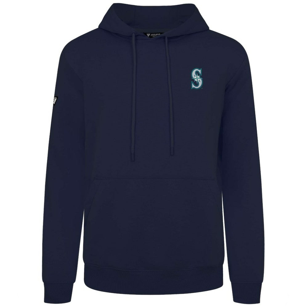 Seattle Mariners Levelwear Podium Primary Pullover Hoodie On Sale