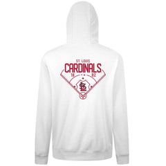 St. Louis Cardinals Levelwear Podium Primary Pullover Hoodie Clearance