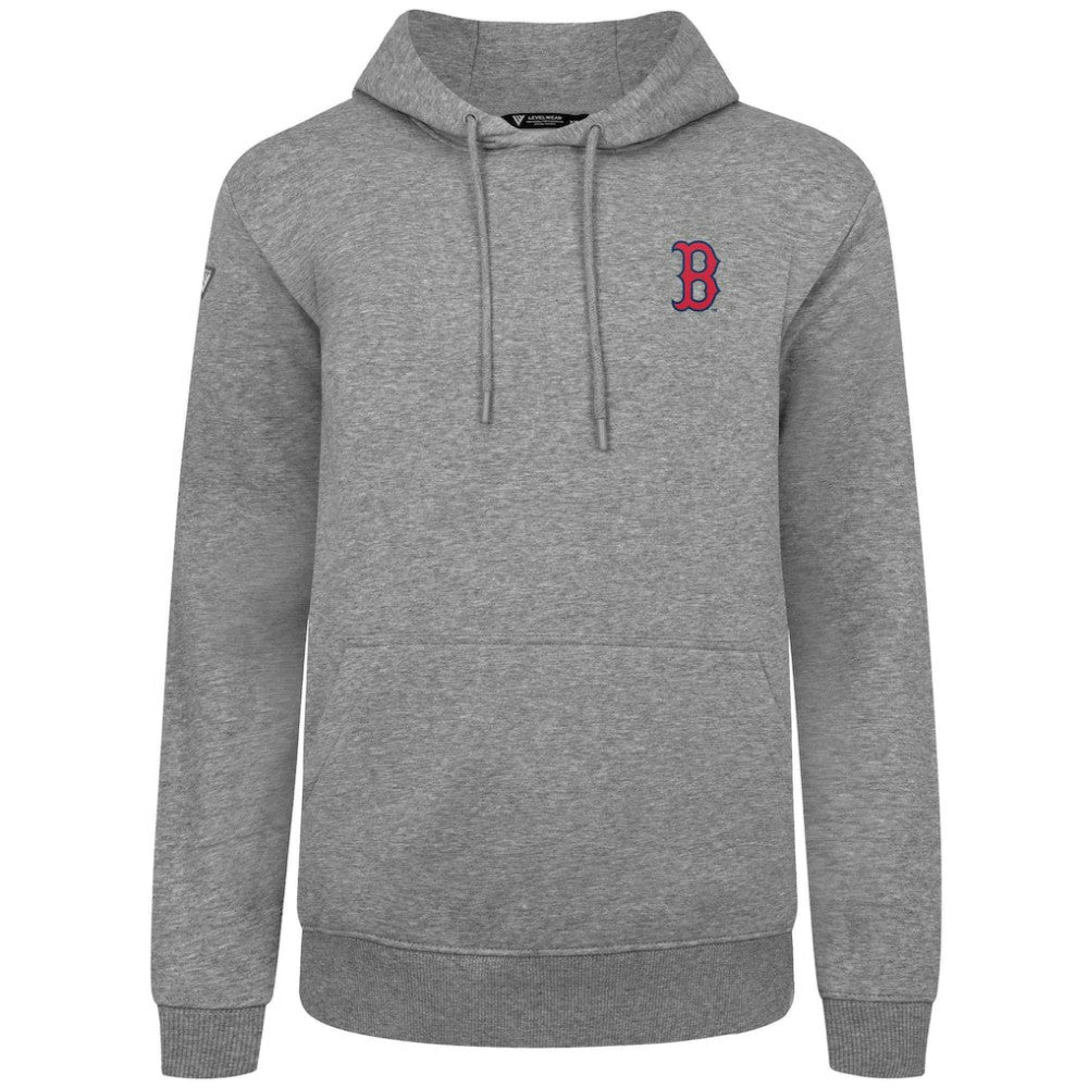 Boston Red Sox Levelwear Podium Primary Pullover Hoodie On Sale