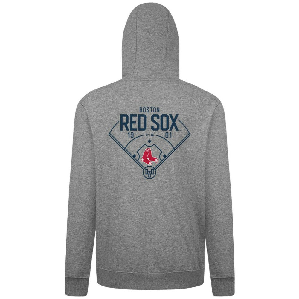 Boston Red Sox Levelwear Podium Primary Pullover Hoodie On Sale