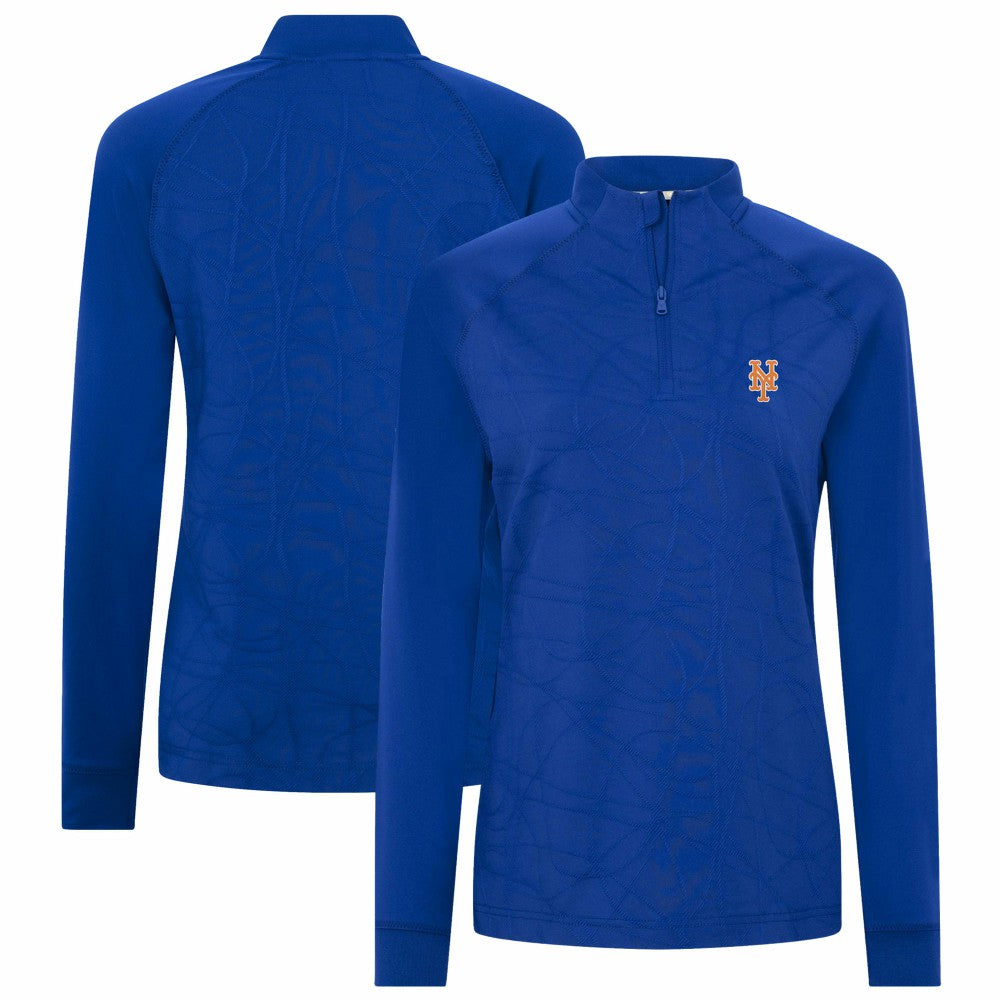 New York Mets Levelwear Women's Amethyst Insignia 2.0 Quarter-Zip Jacket Near Me
