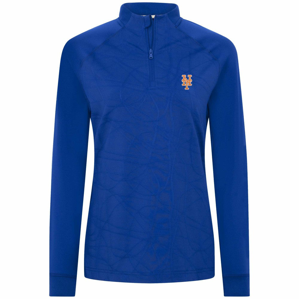 New York Mets Levelwear Women's Amethyst Insignia 2.0 Quarter-Zip Jacket Near Me