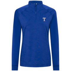 Texas Rangers Levelwear Women's Amethyst Insignia 2.0 Quarter-Zip Jacket On Sale