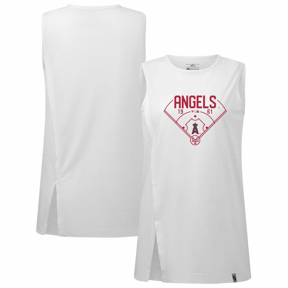 Los Angeles Angels Levelwear Women's Influx Home Field Tank Top Online