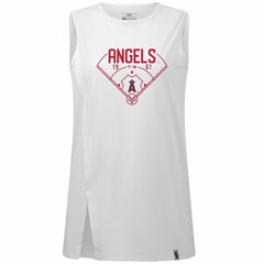 Los Angeles Angels Levelwear Women's Influx Home Field Tank Top Online