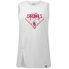 St. Louis Cardinals Levelwear Women's Influx Home Field Tank Top Clearance