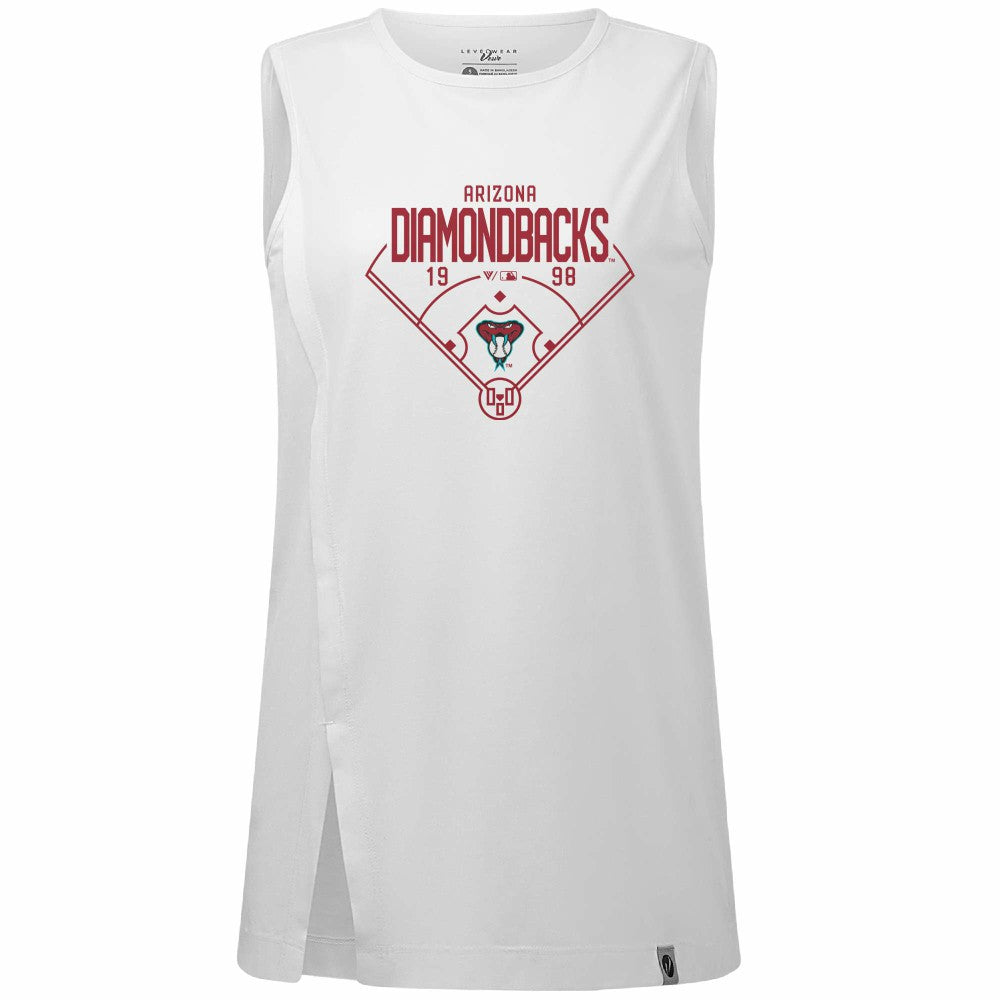 Arizona Diamondbacks Levelwear Women's Influx Home Field Tank Top discount
