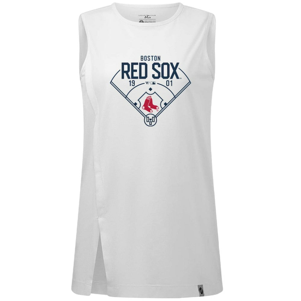 Boston Red Sox Levelwear Women's Influx Home Field Tank Top Lifestyle