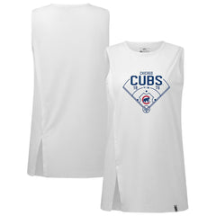 Chicago Cubs Levelwear Women's Influx Home Field Tank Top Sale
