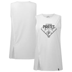Pittsburgh Pirates Levelwear Women's Influx Home Field Tank Top On Sale