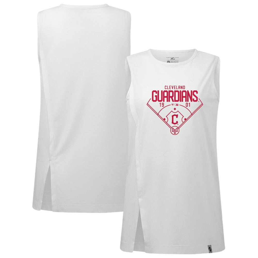 Cleveland Guardians Levelwear Women's Influx Home Field Tank Top for sale