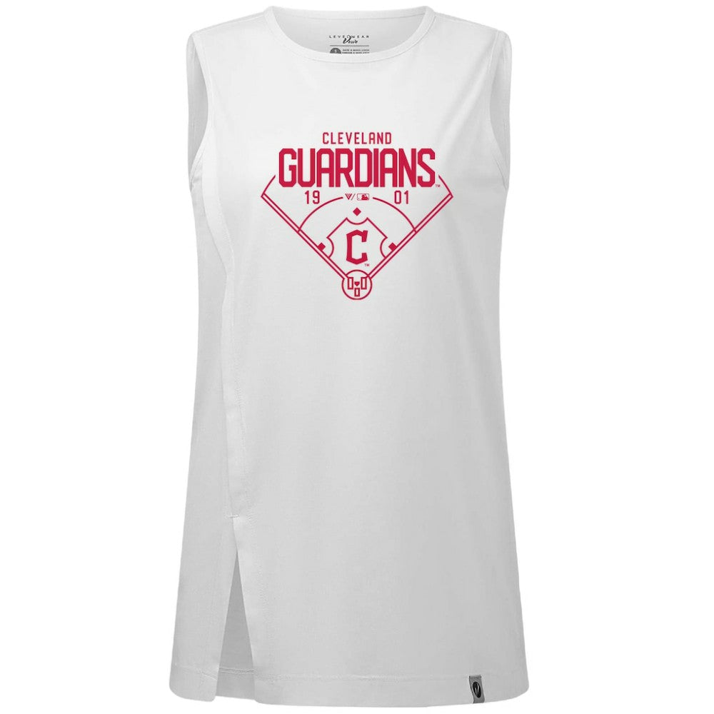 Cleveland Guardians Levelwear Women's Influx Home Field Tank Top for sale