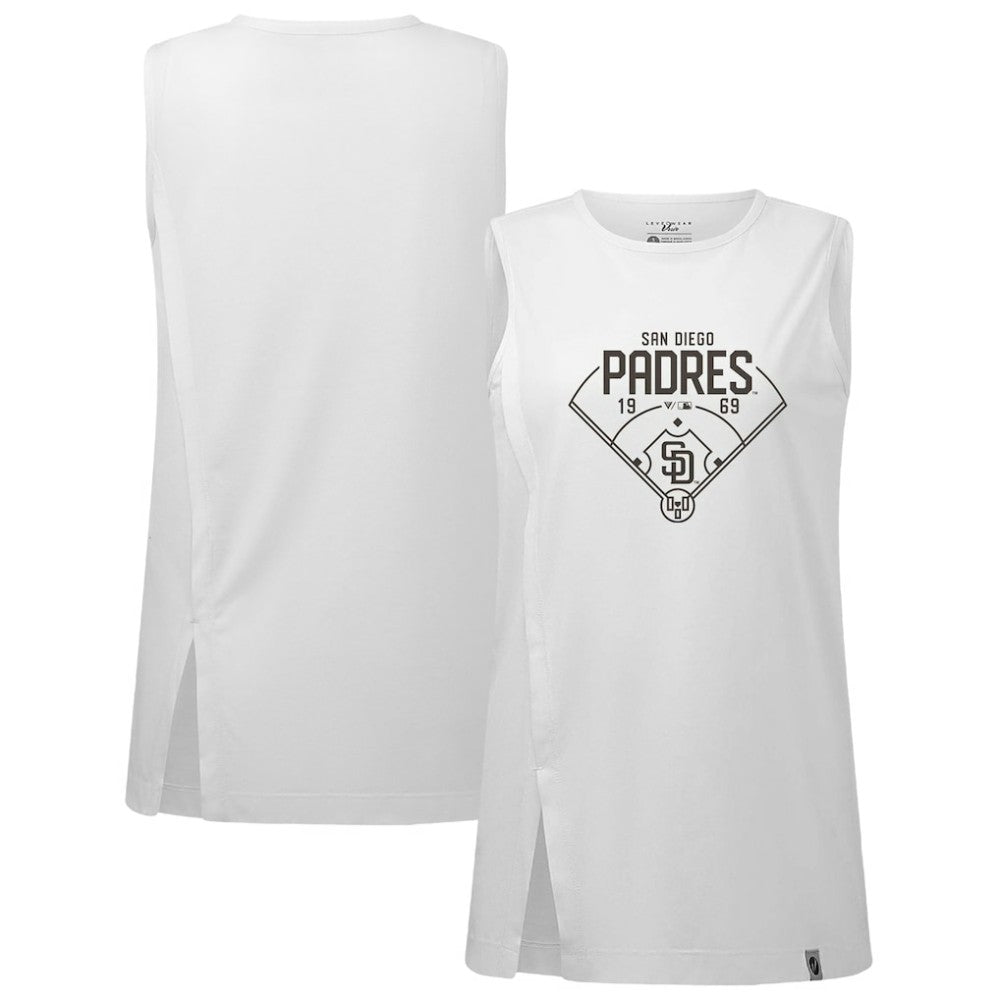 San Diego Padres Levelwear Women's Influx Home Field Tank Top discount