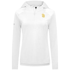 San Diego Padres Levelwear Women's Raven Insignia 2.0 Quarter-Zip Jacket Clearance