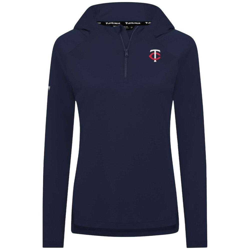 Minnesota Twins Levelwear Women's Raven Insignia 2.0 Quarter-Zip Jacket Online