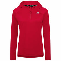 Cincinnati Reds Levelwear Women's Raven Insignia 2.0 Quarter-Zip Jacket Online