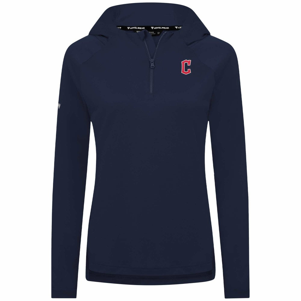 Cleveland Guardians Levelwear Women's Raven Insignia 2.0 Quarter-Zip Jacket Clearance