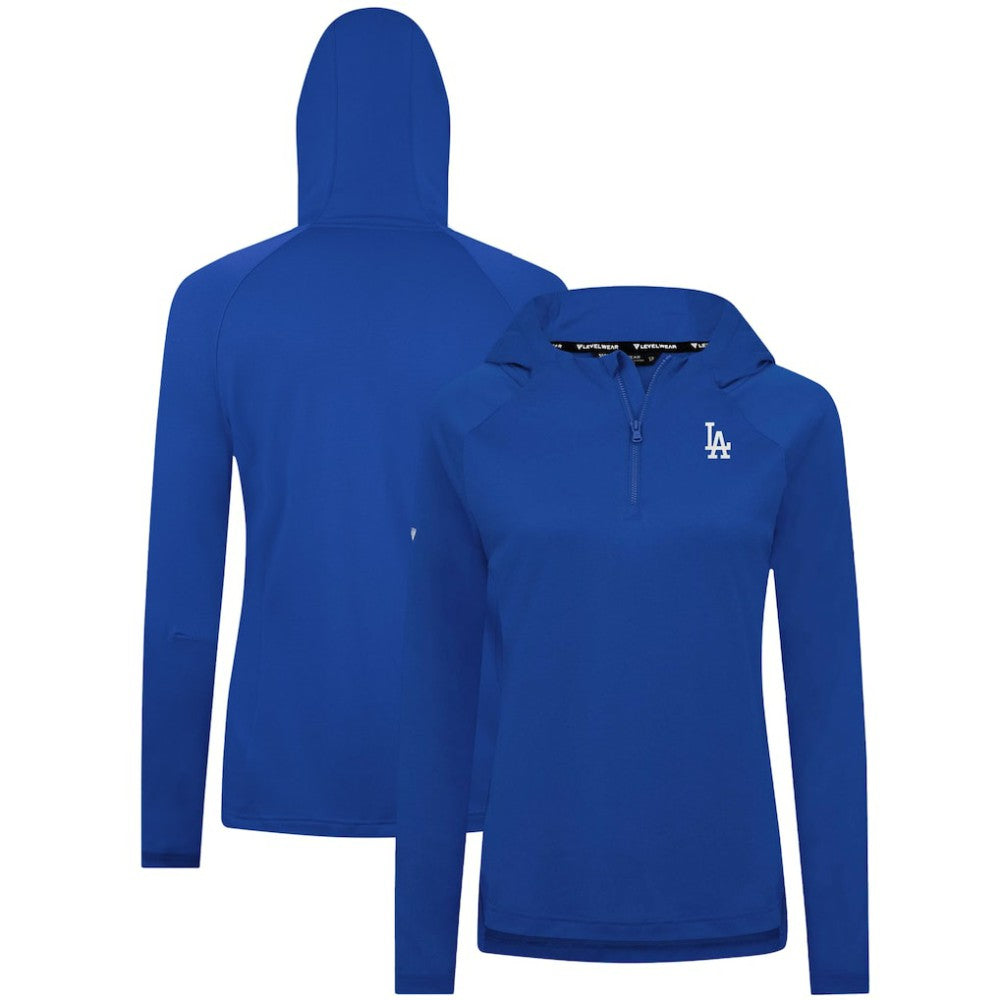 Los Angeles Dodgers Levelwear Women's Raven Insignia 2.0 Quarter-Zip Jacket Clearance
