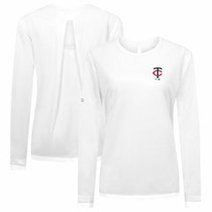 Minnesota Twins Levelwear Women's Sequoia Primary Logo Long Sleeve T-Shirt for sale