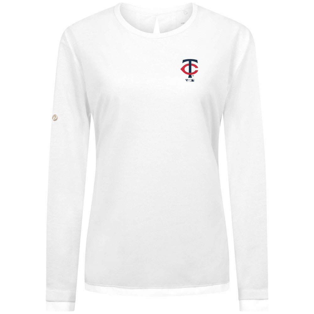 Minnesota Twins Levelwear Women's Sequoia Primary Logo Long Sleeve T-Shirt for sale