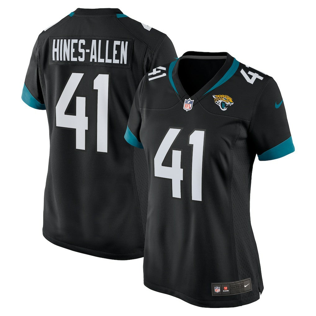 Josh Hines-Allen Jacksonville Jaguars Women's Alternate Player Game Jersey Black - Nike