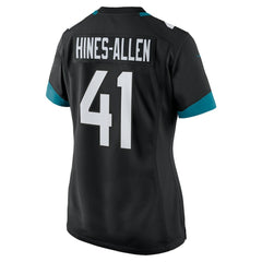 Josh Hines-Allen Jacksonville Jaguars Women's Alternate Player Game Jersey Black - Nike