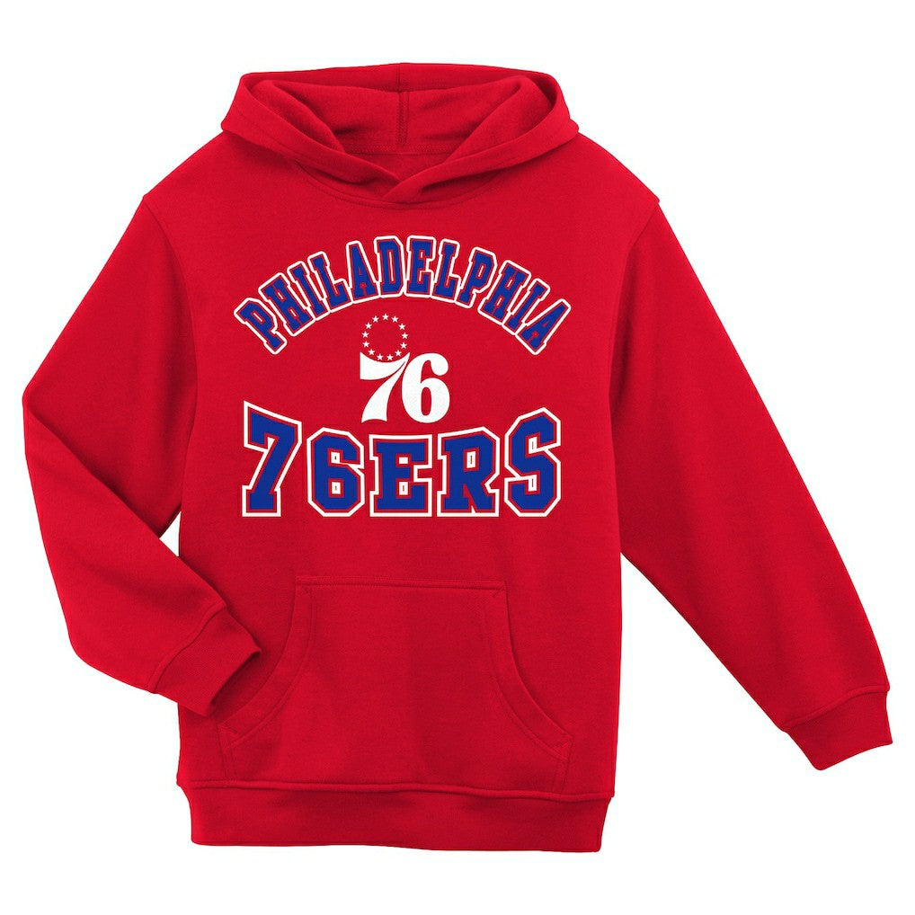 NBA - Philadelphia 76ers Preschool Home Town Pullover Fleece Hoodie - Red