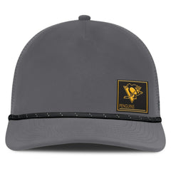 Pittsburgh Penguins Fanatics Captain Rope Adjustable Hat Gray