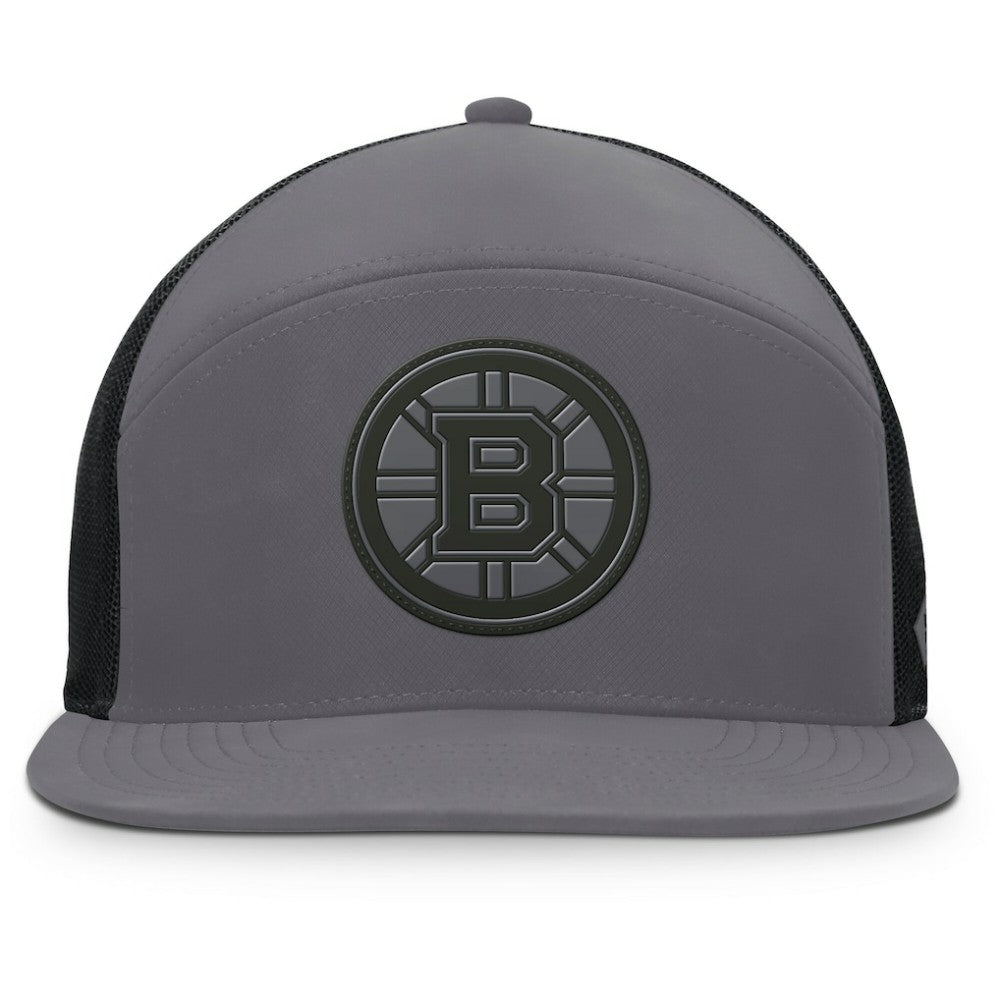 Boston Bruins Fanatics Fairweather Adjustable Hat Charcoal