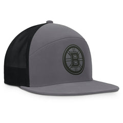 Boston Bruins Fanatics Fairweather Adjustable Hat Charcoal