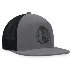 Chicago Blackhawks Fanatics Fairweather Adjustable Hat Charcoal